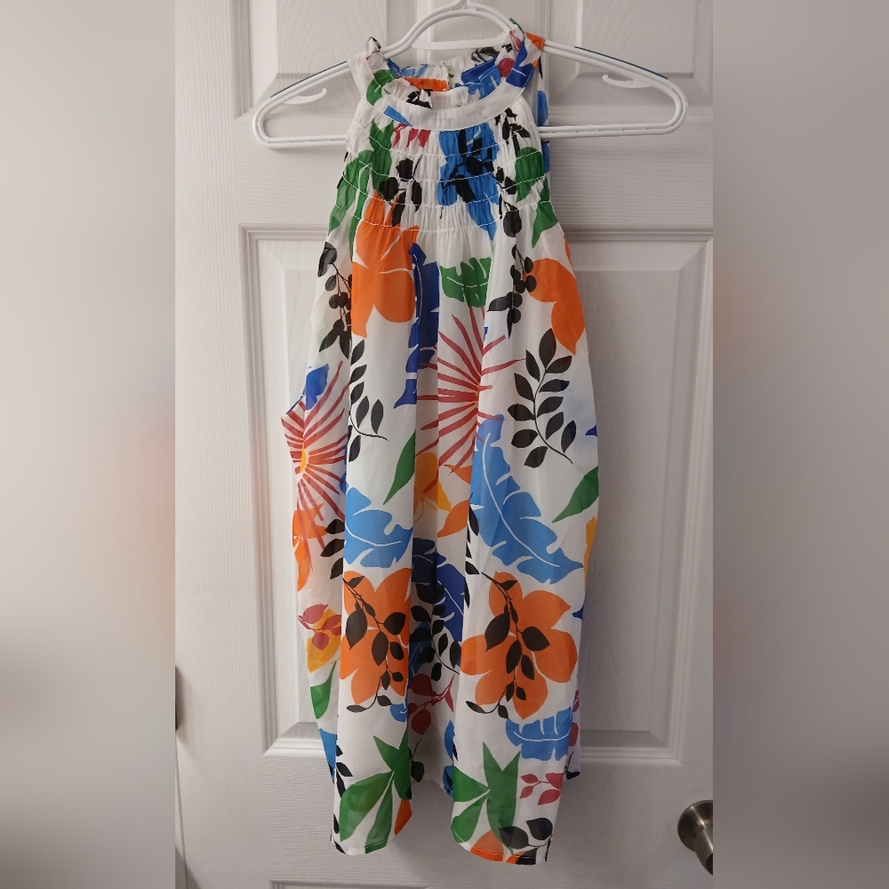 Cato Halter Style Sleeveless Floral Blouse – Size 18/20W